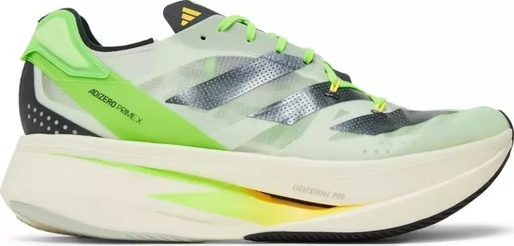 Кроссовки Adidas Adizero Prime X 'Linen Green Black', зеленый