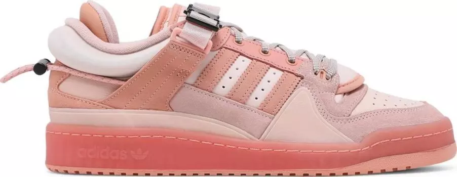 Кроссовки Adidas Bad Bunny x Forum Buckle Low 'Easter Egg', розовый