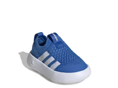Кроссовки Adidas Bubblecomfy Slip-On — детские, синие