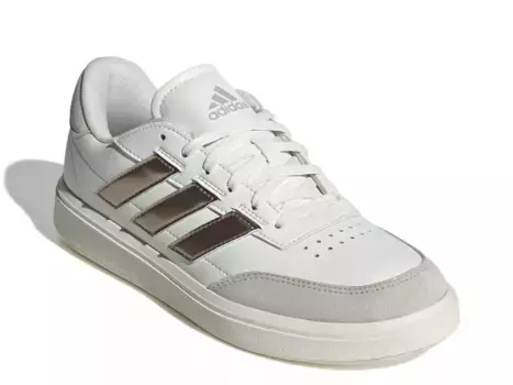 Кроссовки Adidas Courtblock — женские, кремово-белые