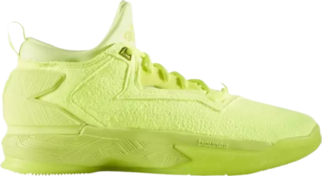 Кроссовки Adidas D Lillard 2 'Tennis Ball', желтый