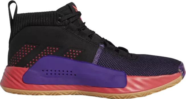 Кроссовки Adidas Dame 5 'Harlem Renaissance', фиолетовый
