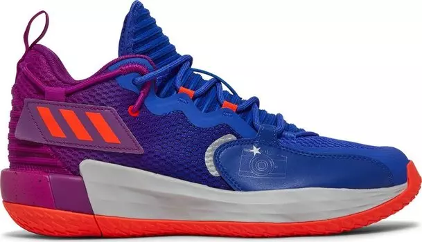 Кроссовки Adidas Dame 7 EXTPLY 'Say Cheese', фиолетовый