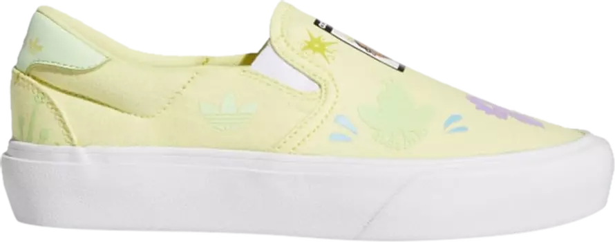 Кроссовки Adidas Disney x Court Rallye Big Kid 'The Princess and the Frog', желтый