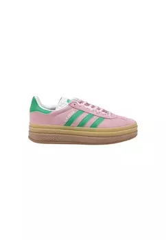 Кроссовки Adidas Gazelle женские, розовый/зеленый
