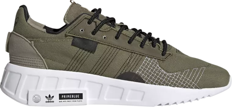 Кроссовки Adidas Geodiver+ Primeblue 'Focus Olive', зеленый