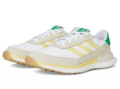 Кроссовки adidas Golf S2G 24 Spikeless Golf Shoes, цвет Footwear White/Powder Yellow/Green