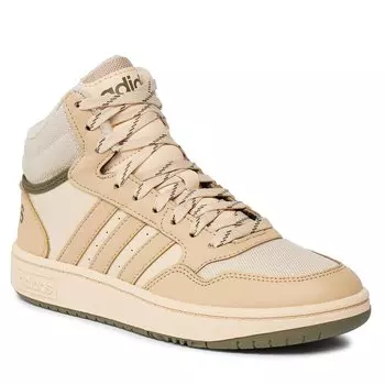 Кроссовки adidas HoopsMid, бежевый