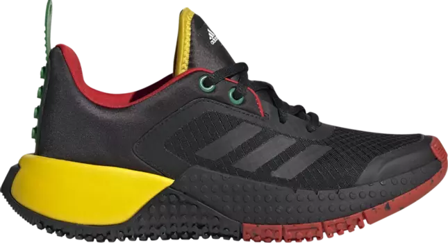 Кроссовки Adidas LEGO x Sport DNA Big Kid 'Black Red', черный