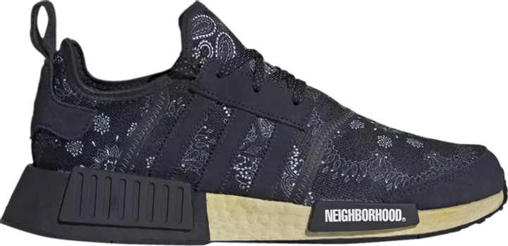 Кроссовки Adidas Neighborhood x NMD_R1 'Navy Paisley Bandana', синий