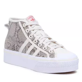 Кроссовки adidas NizzaPlatform Mid, бежевый