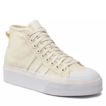 Кроссовки adidas NizzaPlatform Mid, бежевый