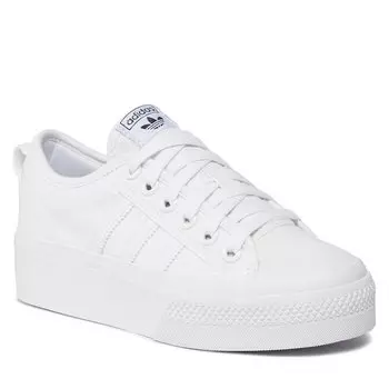 Кроссовки adidas NizzaPlatform W, белый