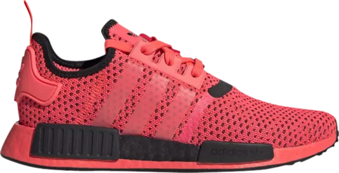 Кроссовки Adidas NMD_R1 Knit 'Signal Pink', розовый