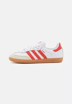 Кроссовки adidas Originals SAMBA OG, цвет footwear white/solar red/off white