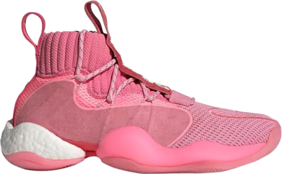 Кроссовки Adidas Pharrell x Crazy BYW X 'Hyper Pink', розовый