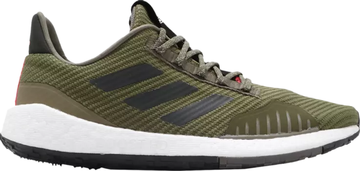 Кроссовки Adidas PulseBoost HD WNTR 'Raw Khaki', зеленый