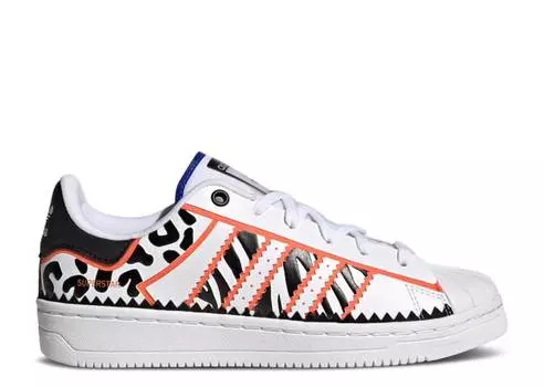 Кроссовки Adidas RICH MNISI X WMNS SUPERSTAR OT TECH 'SOUTH AFRICAN CITY LIFE', белый