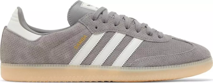 Кроссовки Adidas Samba OG 'Grey Bliss Orange', серый