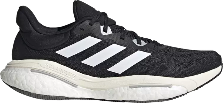 Кроссовки Adidas SolarGlide 6 'Black White', черный