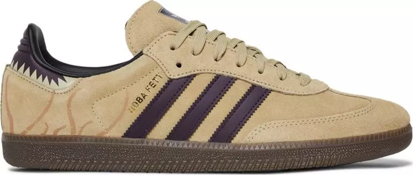 Кроссовки Adidas Star Wars x Samba 'Boba Fett Sarlacc Pit', коричневый