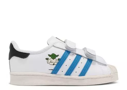 Кроссовки Adidas STAR WARS X SUPERSTAR INFANT 'NEW HOBBIES', белый