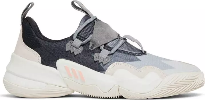 Кроссовки Adidas Trae Young 1 'Carbon Pink Gum', серый