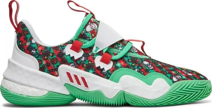 Кроссовки Adidas Trae Young 1 'Christmas', зеленый