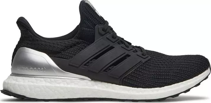 Кроссовки Adidas UltraBoost 4.0 DNA 'Black Silver Metallic', черный