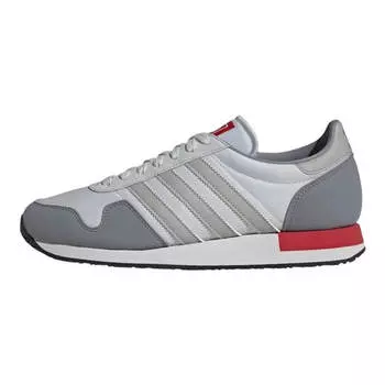 Кроссовки Adidas USA 84, серый/красный