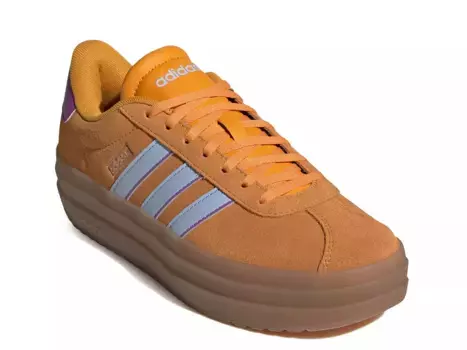 Кроссовки Adidas VL Court Bold — женские, оранжевые