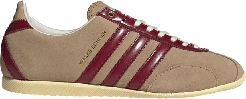 Кроссовки Adidas Wales Bonner x Japan 'Cardboard Collegiate Burgundy', коричневый