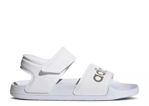 Кроссовки Adidas WMNS ADILETTE SANDAL 'WHITE CHAMPAGNE METALLIC', белый