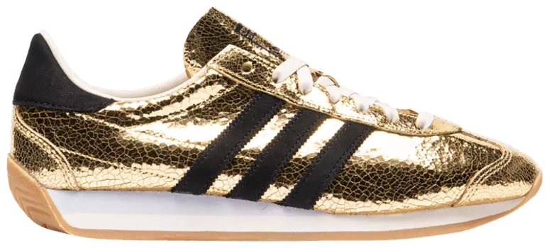 Кроссовки adidas Wmns Country OG 'Gold Metallic Black', золотой