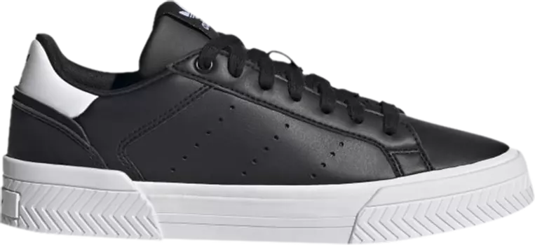 Кроссовки Adidas Wmns Court Tourino 'Black White', черный