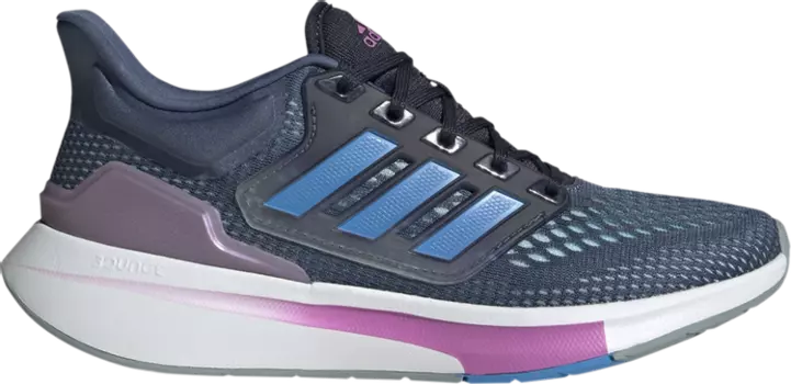 Кроссовки Adidas Wmns EQ21 Run 'Wonder Steel Matte Purple Metallic', синий