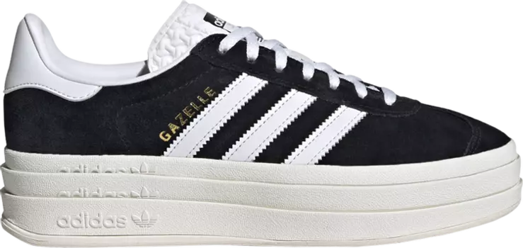 Кроссовки Adidas Wmns Gazelle Bold 'Black White', черный