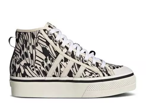 Кроссовки Adidas WMNS NIZZA PLATFORM MID 'BUTTERFLY', белый