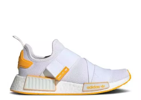 Кроссовки Adidas WMNS NMD_R1 STRAP 'WHITE COLLEGIATE GOLD', белый