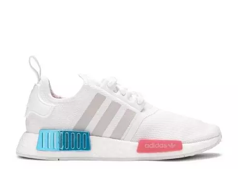 Кроссовки Adidas WMNS NMD_R1 'WHITE GREY BLUE ROSE', белый