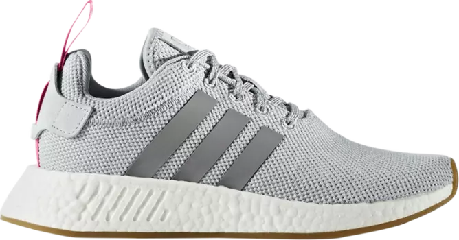Кроссовки Adidas Wmns NMD_R2 'Grey Shock Pink', серый