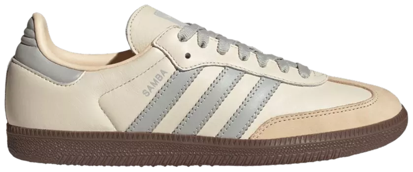 Кроссовки adidas Wmns Samba OG 'Cream White Wonder Silver', кремовый