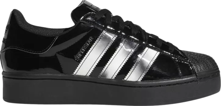 Кроссовки Adidas Wmns Superstar Bold, черный/серебряный