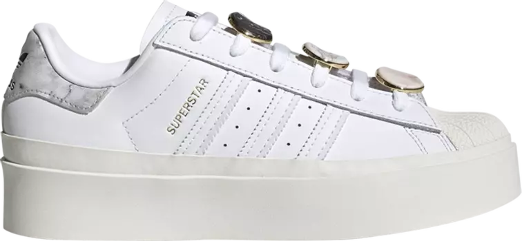 Кроссовки Adidas Wmns Superstar Bonega 'White Gold Metallic', кремовый