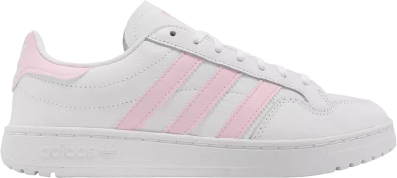 Кроссовки Adidas Wmns Team Court, белый/розовый