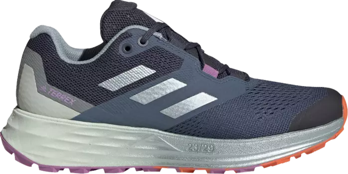 Кроссовки Adidas Wmns Terrex Two Flow Trail 'Wonder Steel Magic Grey Metallic', черный