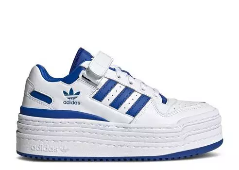 Кроссовки Adidas WMNS TRIPLE PLATFORUM LOW 'WHITE ROYAL BLUE', белый