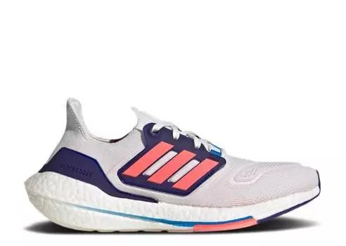 Кроссовки Adidas WMNS ULTRABOOST 22 'WHITE TURBO INDIGO', белый
