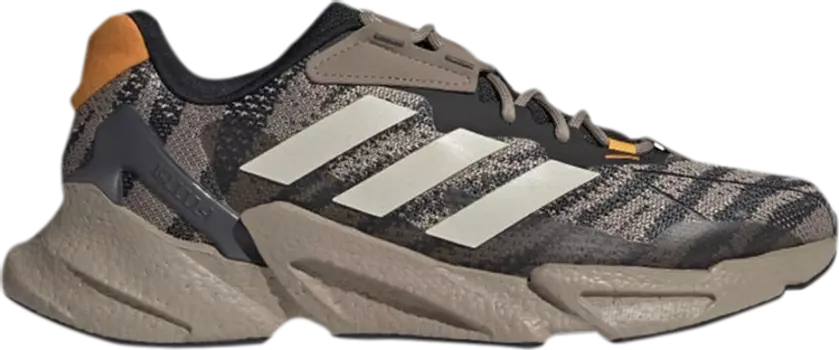Кроссовки Adidas X9000L4 'Tiger Stripe', коричневый