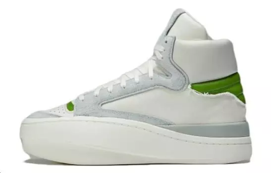 Кроссовки Adidas Y-3 Centennial Hi Off White Team Rave Green Wonder Silver, серый